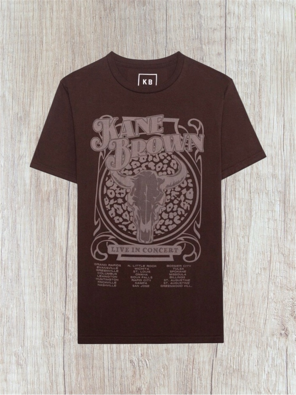 Kane Brown COW SKULL Concert T-Shirt